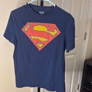 DC Superman Shield Kids T-Shirt - Navy Blue